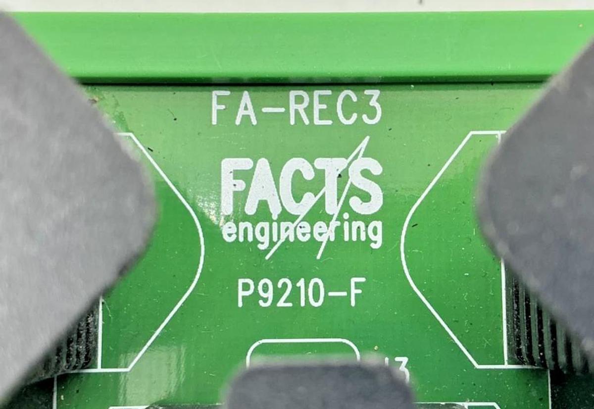 Lot of 2 New Facts Engineering FA-REC3 DIN Rail Receptacle 3-Outlet 15A 125VAC