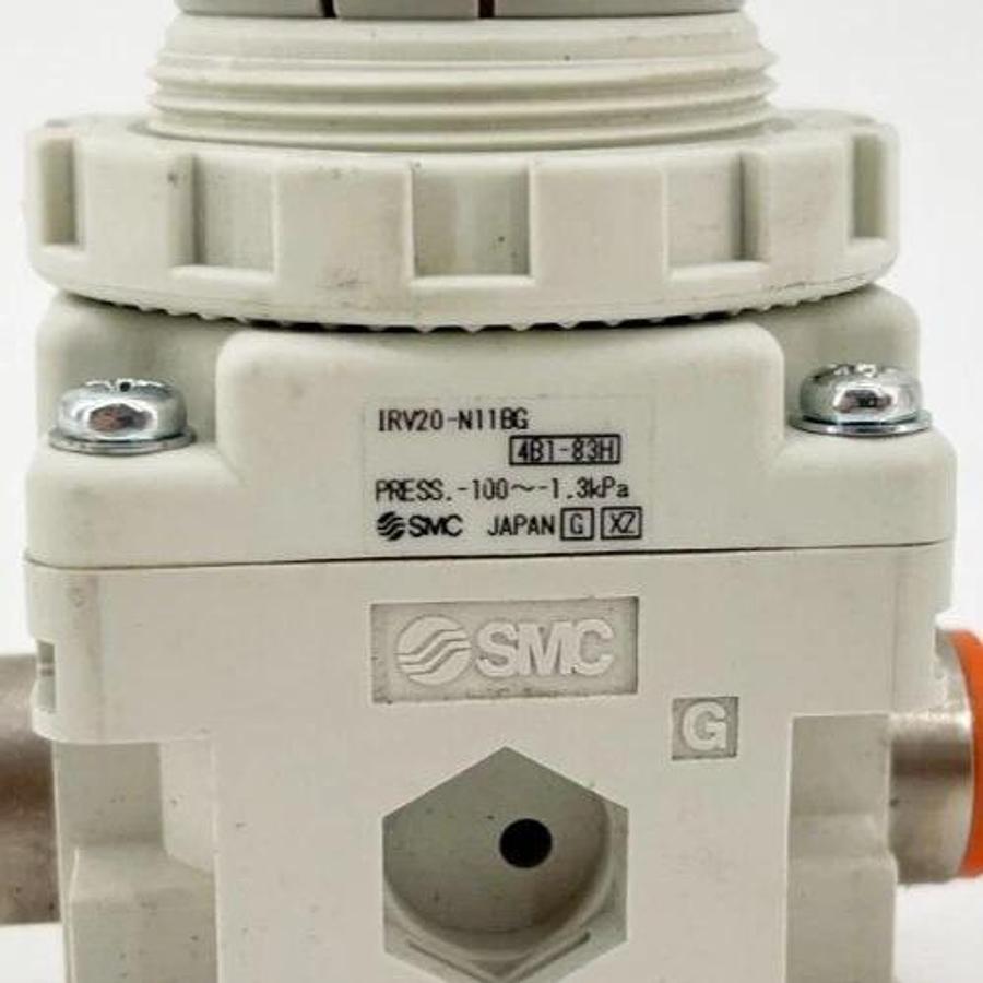 New SMC IRV20-N11BG Vacuum Pressure Regulator, -100 to -1.3kPa, 3/8" One-Touch