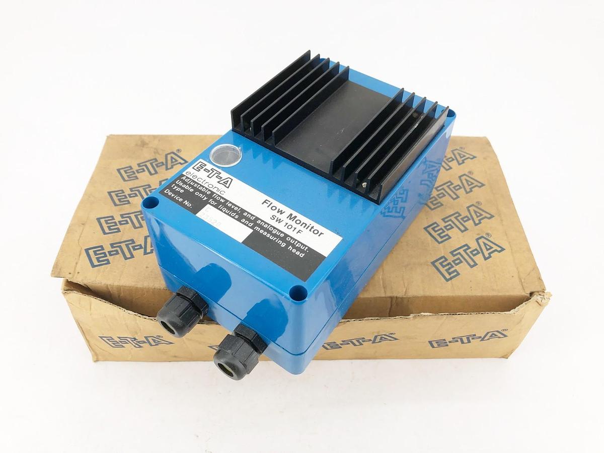 New E-T-A SW101F Flow Monitor 115V 50/60Hz 220VAC 24VDC 1A