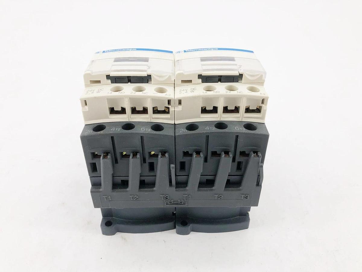 New Telemecanique LC2D12BL Reversing Contactor 24VDC 2.4W 5.5KW/400V 7.5HP/460V