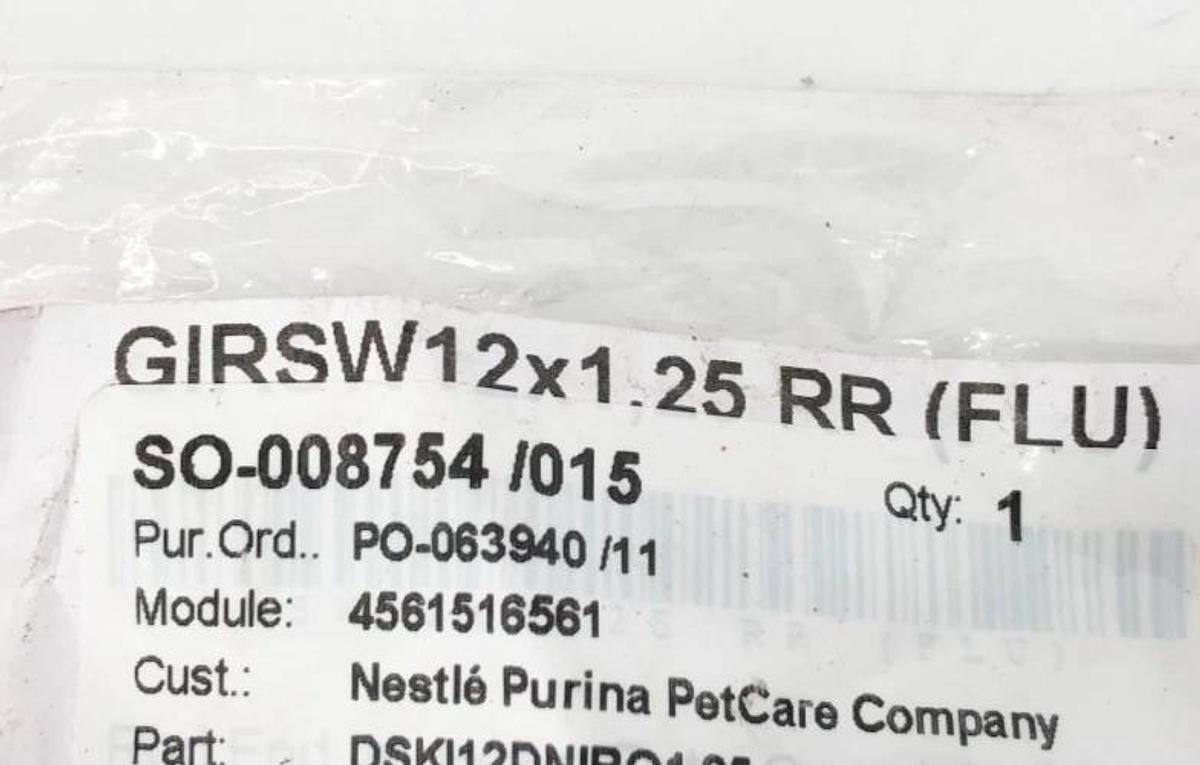 New Fluro GIRSW 12x1.25 RR Swivel Head Rod End - No Box