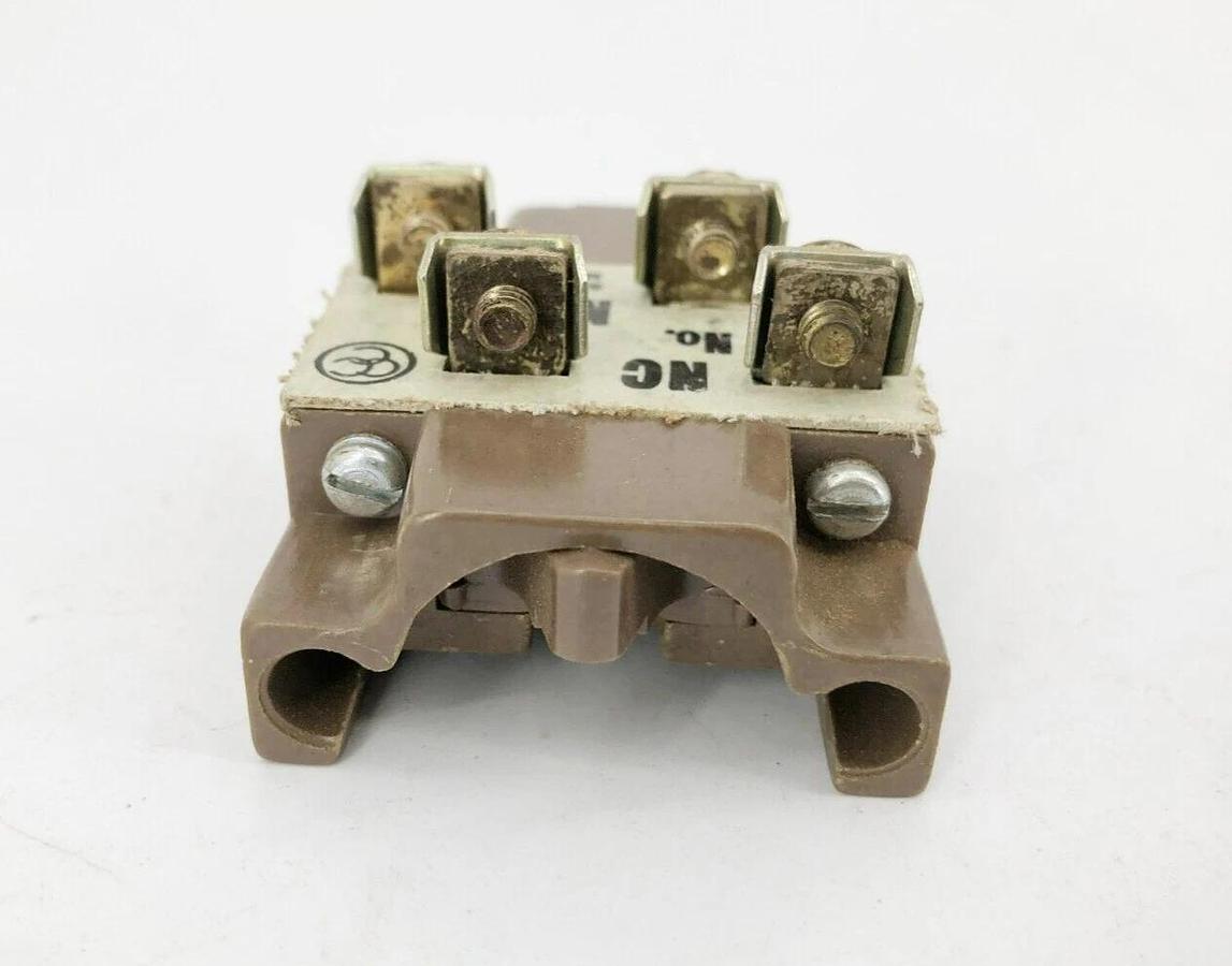New Clark PA Type H And HO Contact Block 1NO/1NC 600VAC