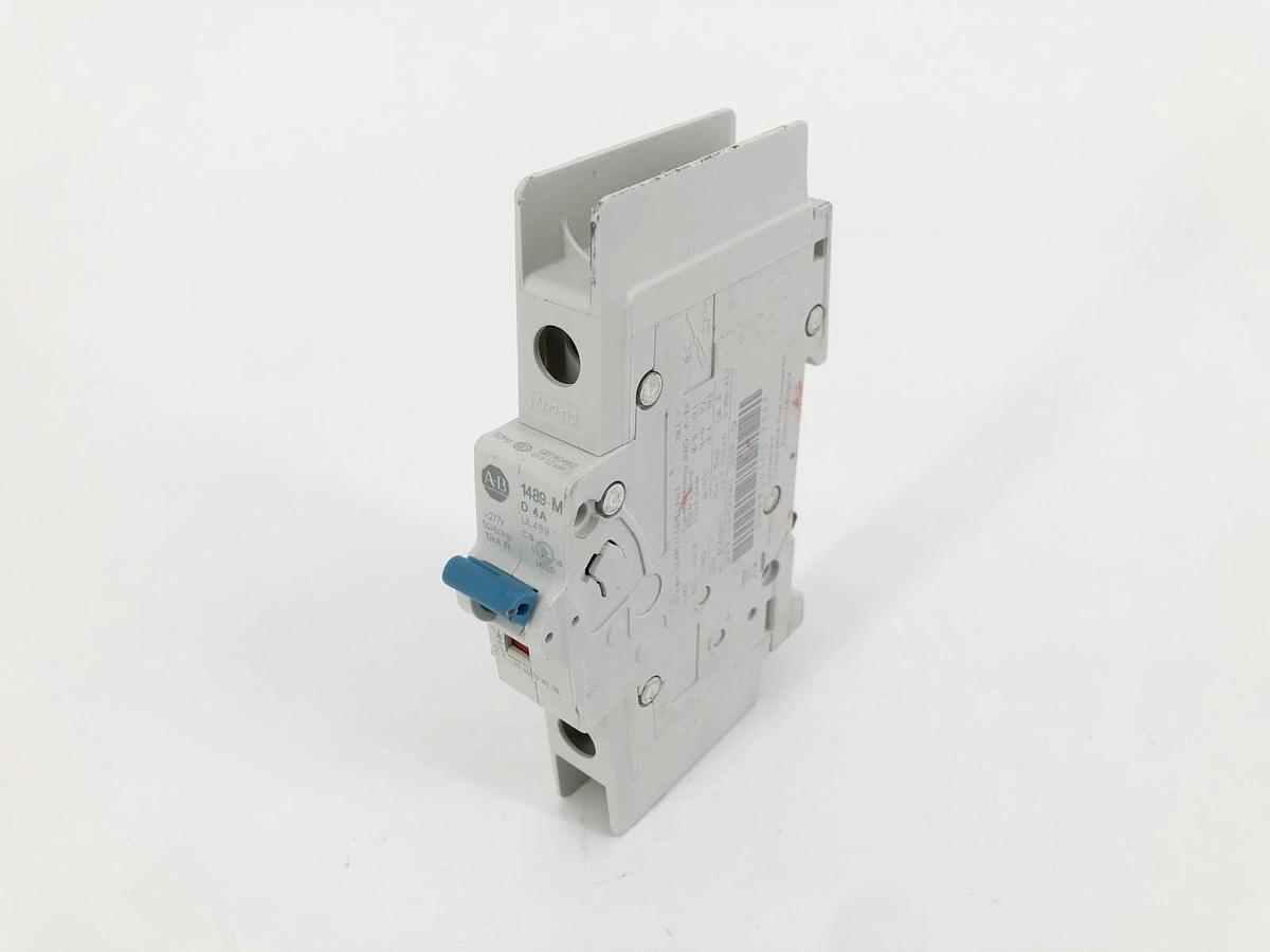 New Allen Bradley 1489-M1D040 Ser. D Circuit Breaker 4A 277VAC 1 Pole - No Box