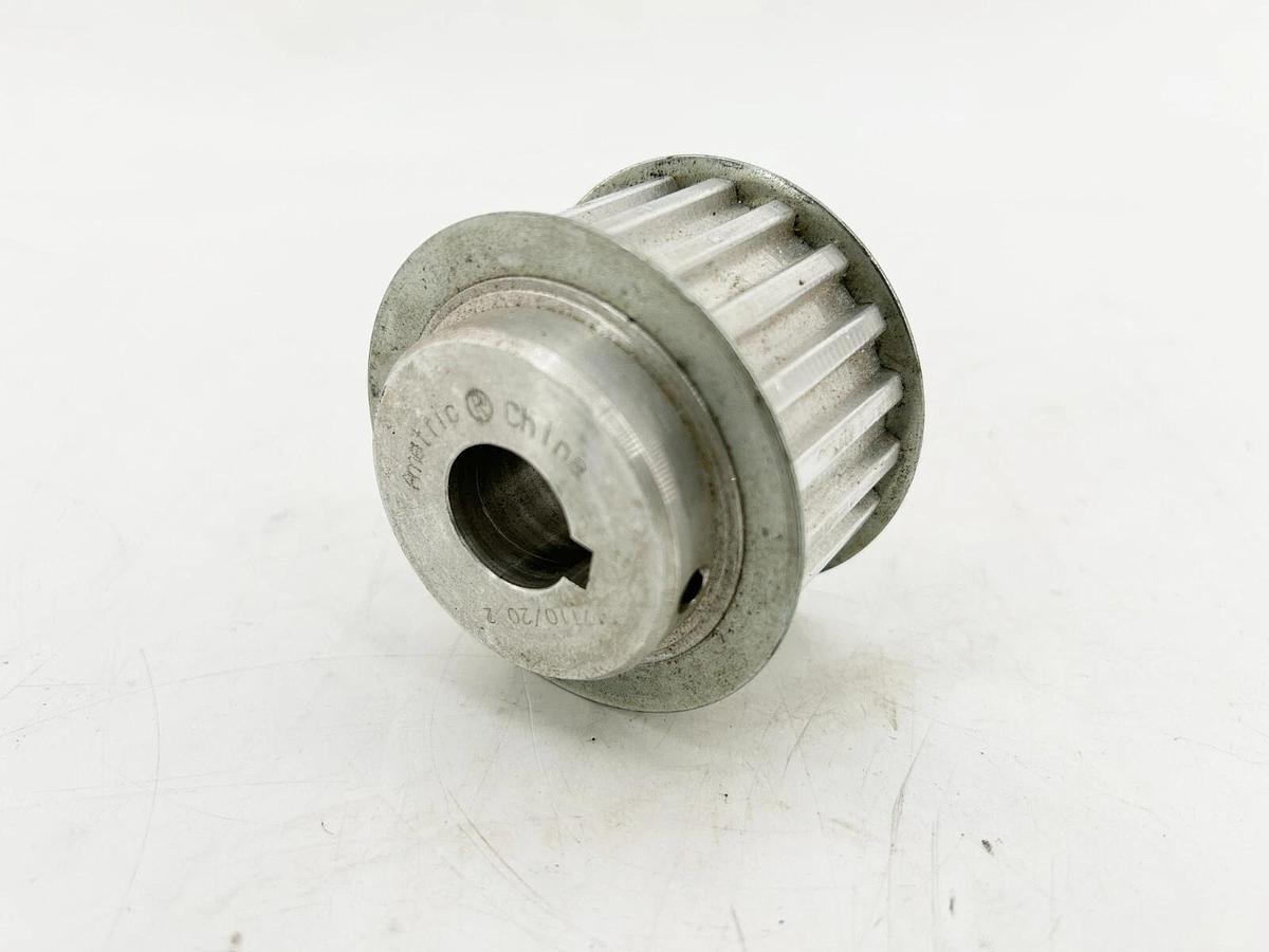 New Ametric 7T10/20-2 Timing Belt Pulley .74" Bore 20 Teeth
