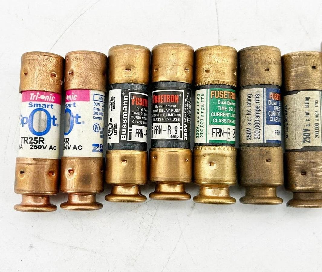 Lot of 10 Bussmann, Ferraz Shawmut, Littelfuse 2-30A 250V