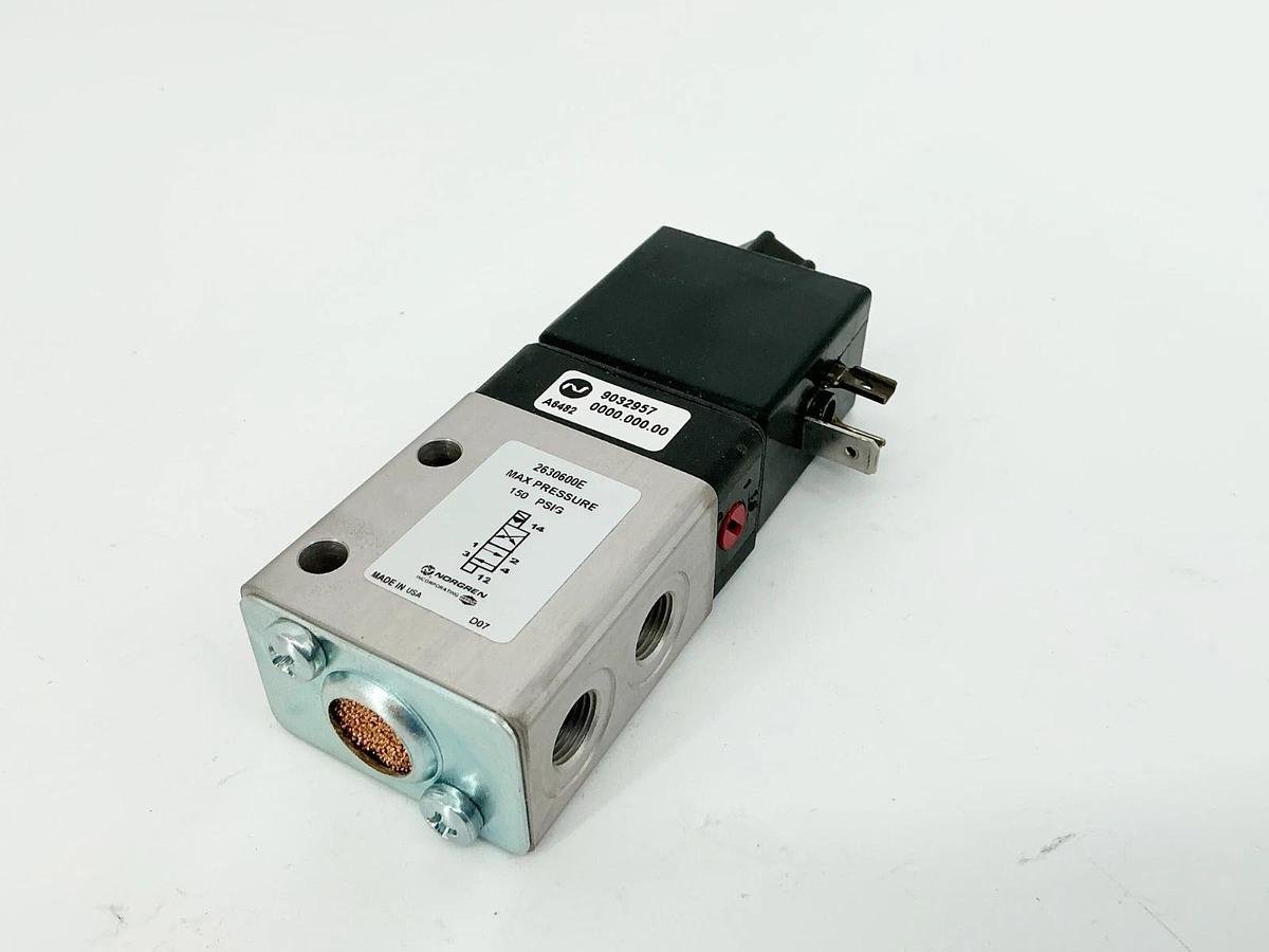 New Norgren 2630600E Solenoid Valve 150PSIG 24V 5W