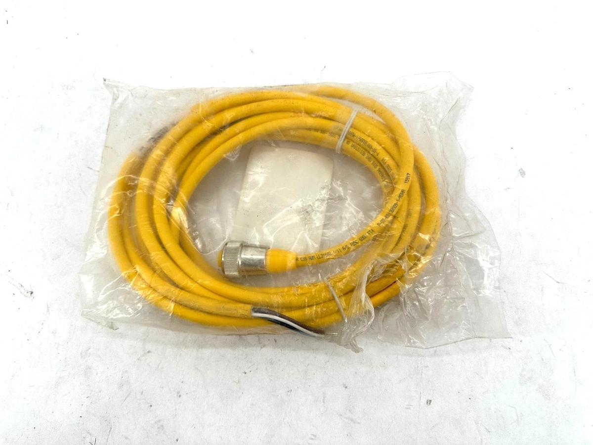 New Turck RKM-50-6M Single End Cable U2058 Female Connector 7/8" Minifast