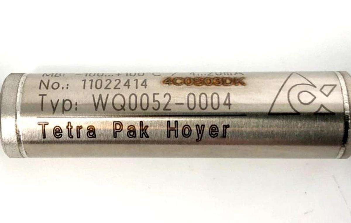 New Tetra Pak Hoyer WQ0052-0004 Temperature Transmitter 11022414 - No Box