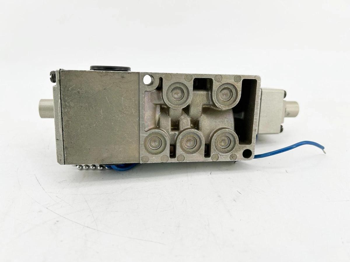 Used SMC NVS4214-0009J Solenoid Valve 100-120VAC 50/60Hz Double Solenoid Series N