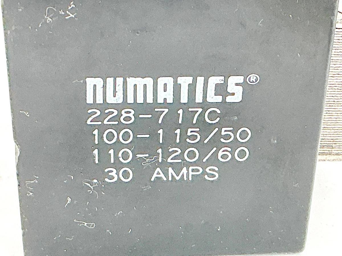 Used Numatics 228-717C Solenoid Coil 100/120V .30A
