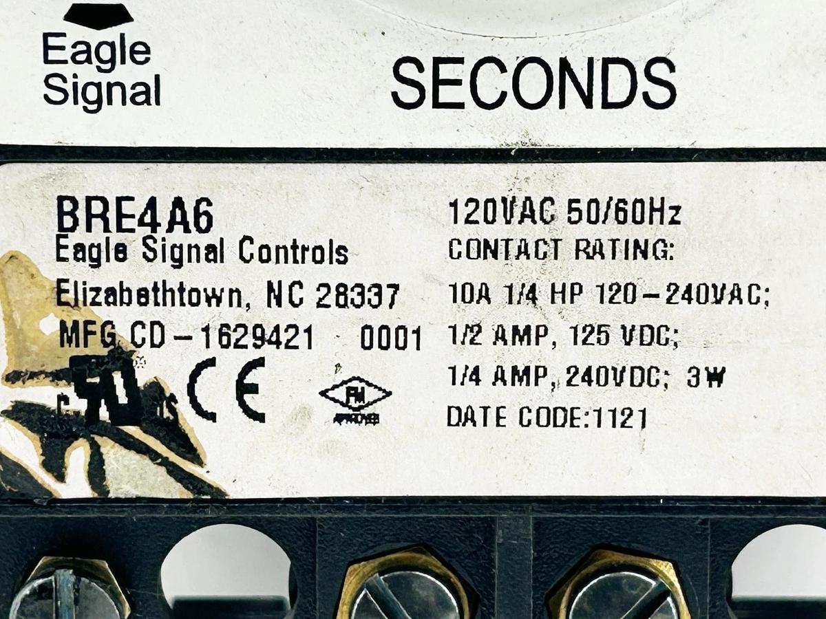 Used Eagle Signal BRE4A6 Electronic Reset Timer 30 Sec 240V10A