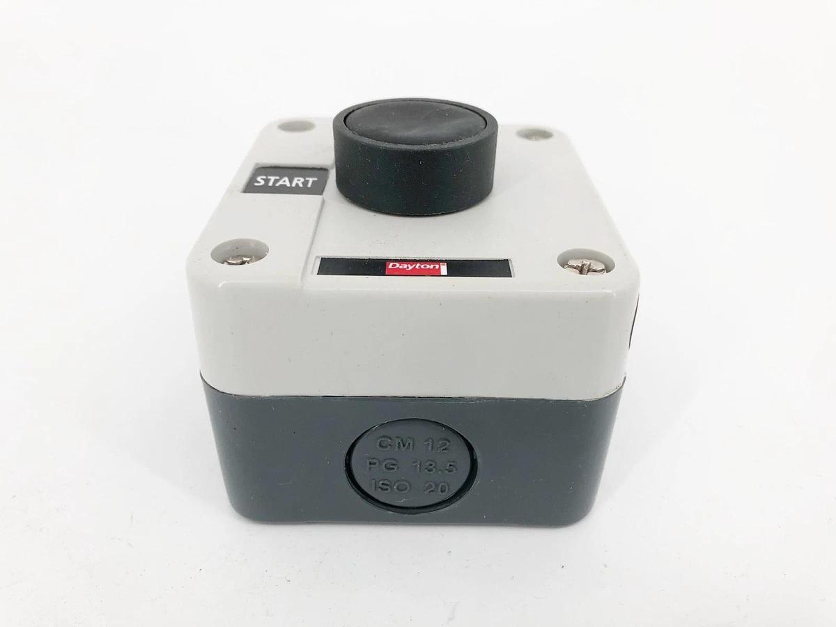 New Dayton 32W265 Pushbutton Control Station Momentary Start 1NO 22mm
