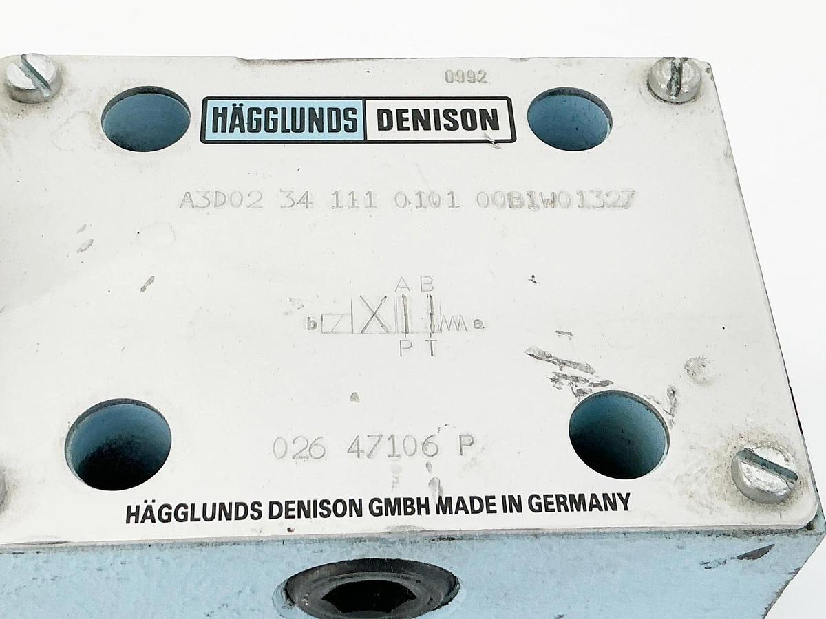 New Denison A3D02-34-111-0101-00B1W01327 Solenoid Valve 115V 60hZ 026 47106 P