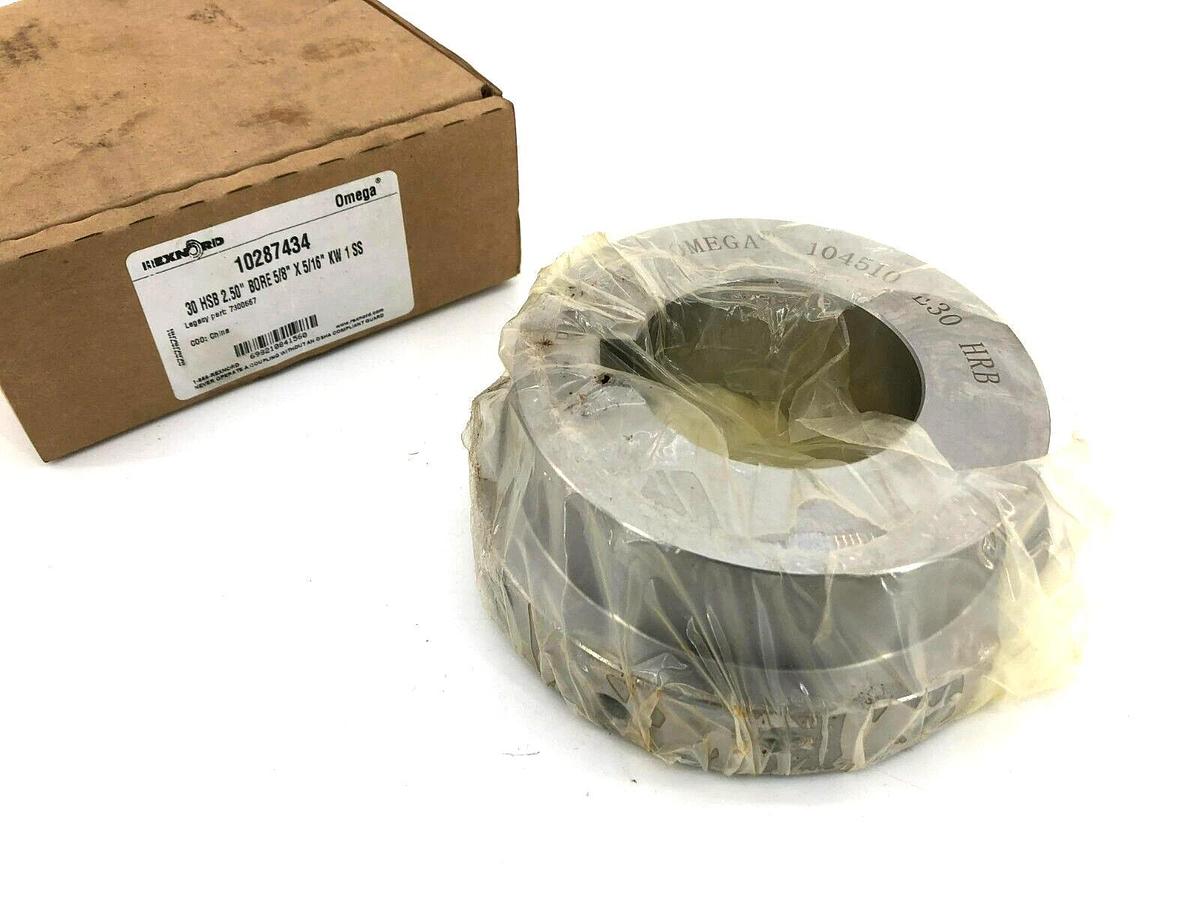 New Rexnord 10287434 Hub, 30HSB 2.50" BORE 5/8" X 5/16" KW 1 SS 7300667