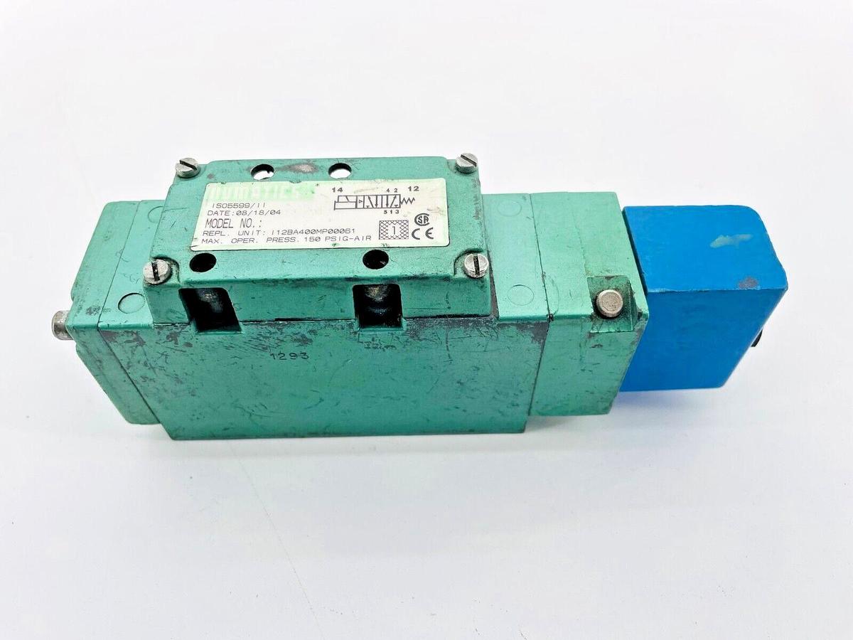 Used Numatics I12BA400MP0061 Pneumatic Solenoid Valve 24V