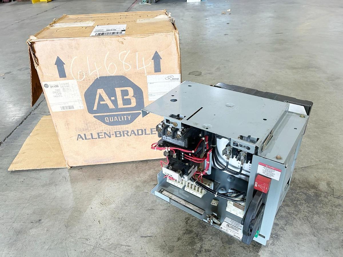 Used Allen Bradley 2112B-CDCD-7FA2H-20J-42GT-79U-9018 Fusible Combination Starter Siz