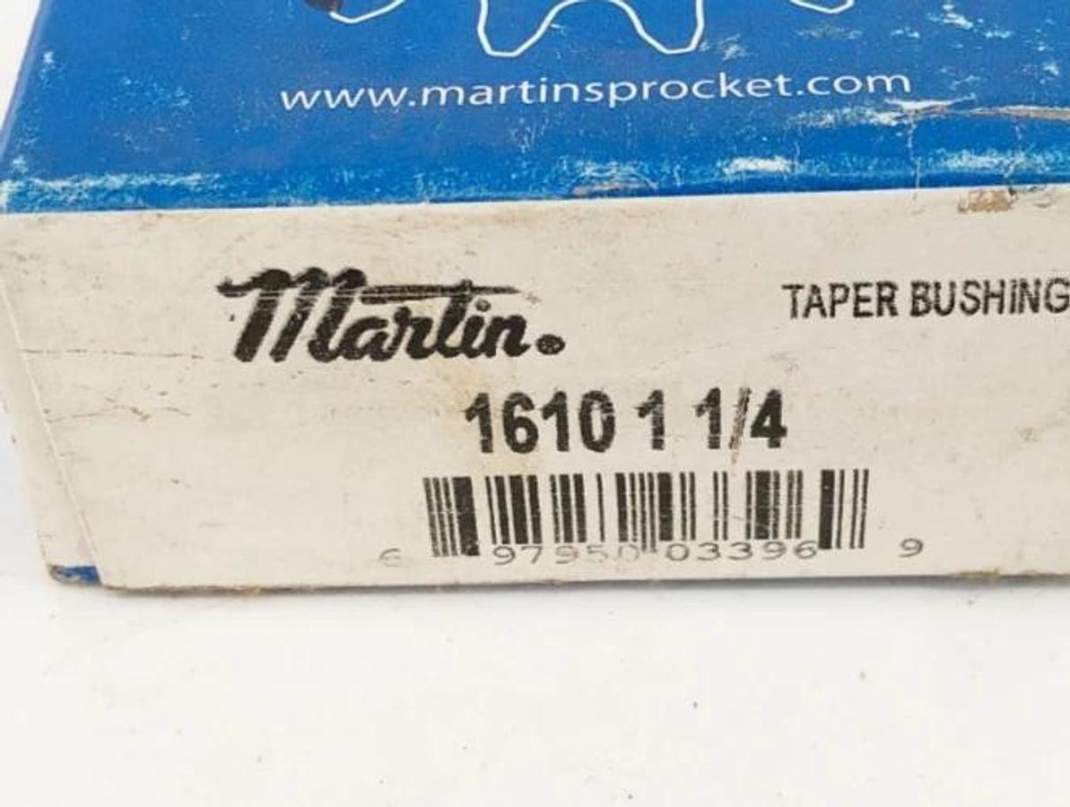Lot of 2 New Martin 1610 1-1/4 Taper Lock Bushings