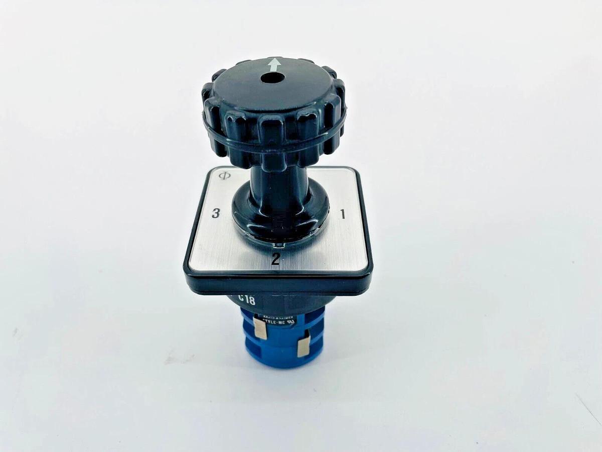 New Kraus & Naimer C18 Rotary Cam Switch 20A 600V 3PH C18-A048