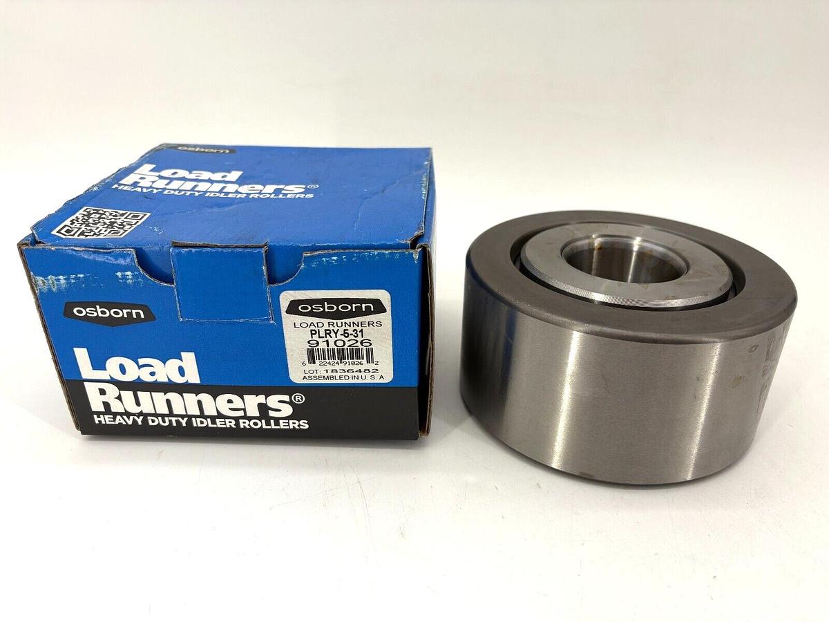 New Osborn Load Runner PLRY-5-31 Tapered Roller Bearing Yoke Roller 91026