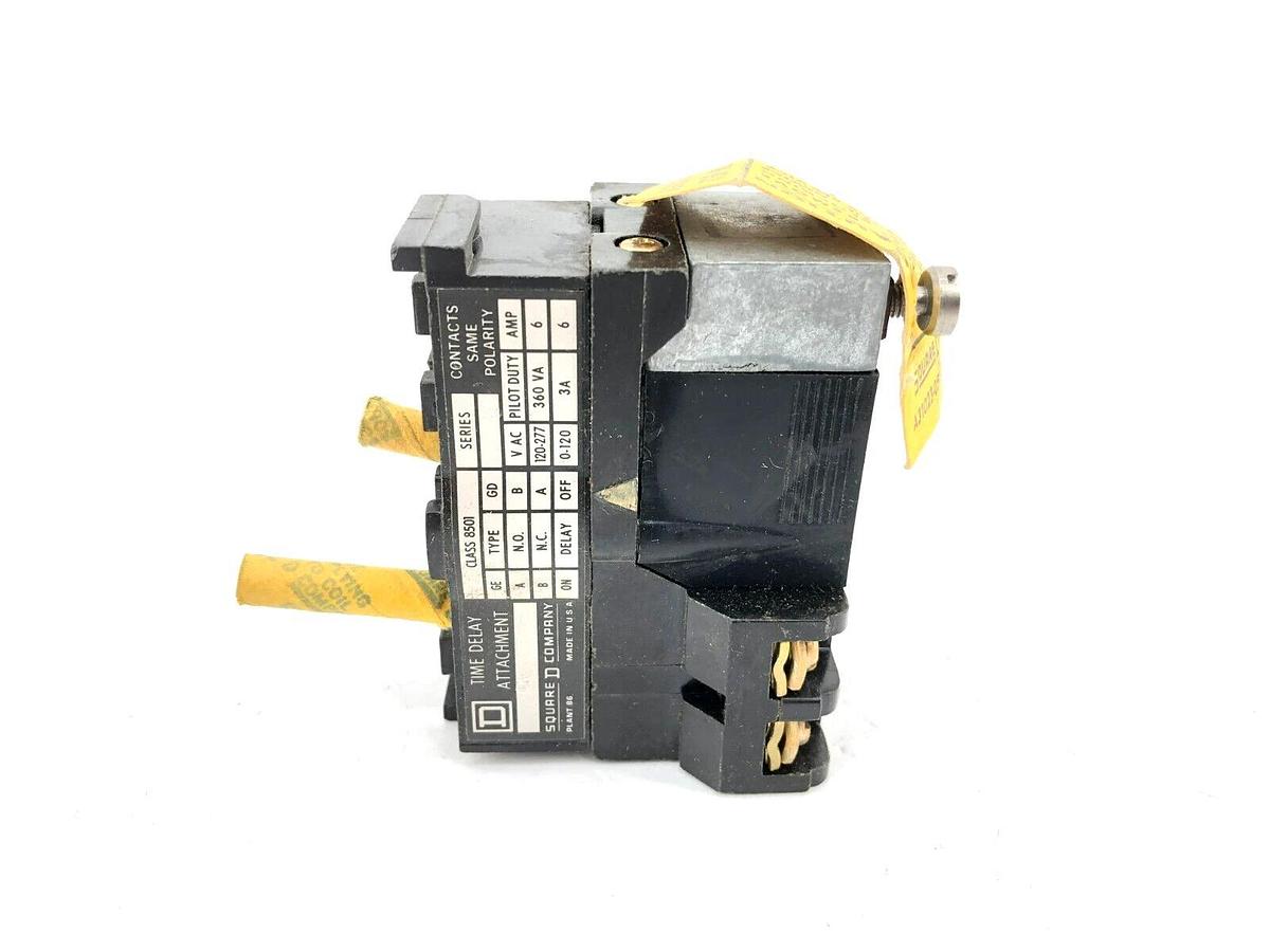 New Square D 8501GD Ser. C Time Delay Attachment