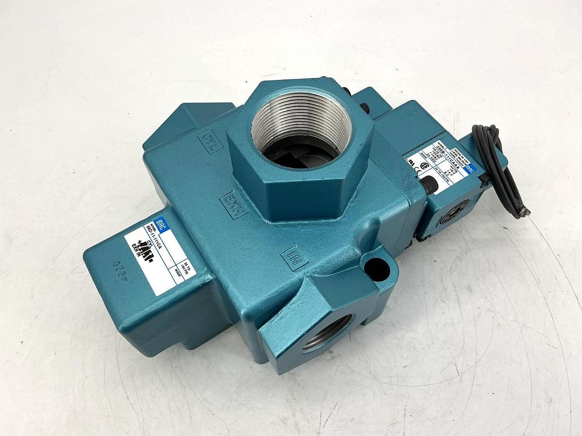New MAC Valves 58D-11-111CA Solenoid Valve 15Watts 25-150PSI 24VDC 110/120VAC