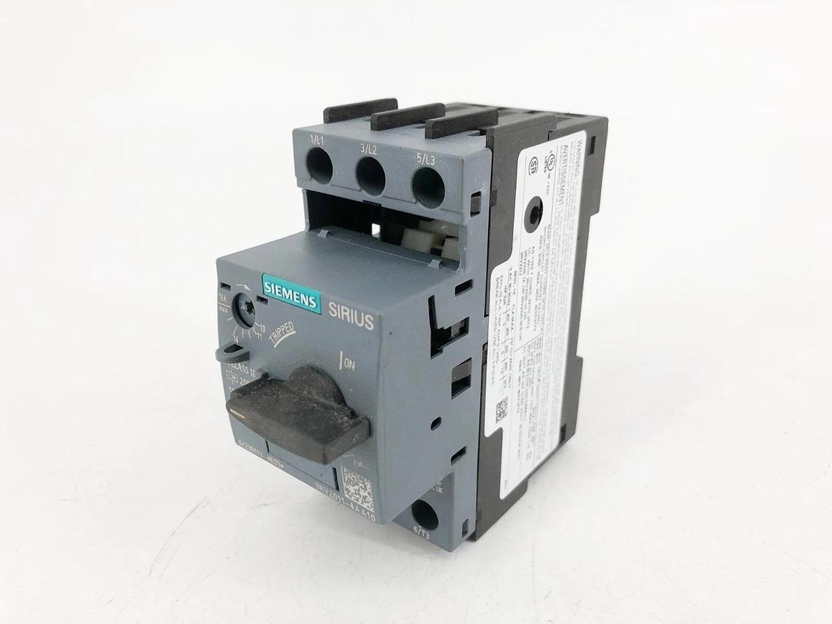 Used Siemens 3RV2011-4AA10 Motor Circuit Breaker 10-16A 3-Pole