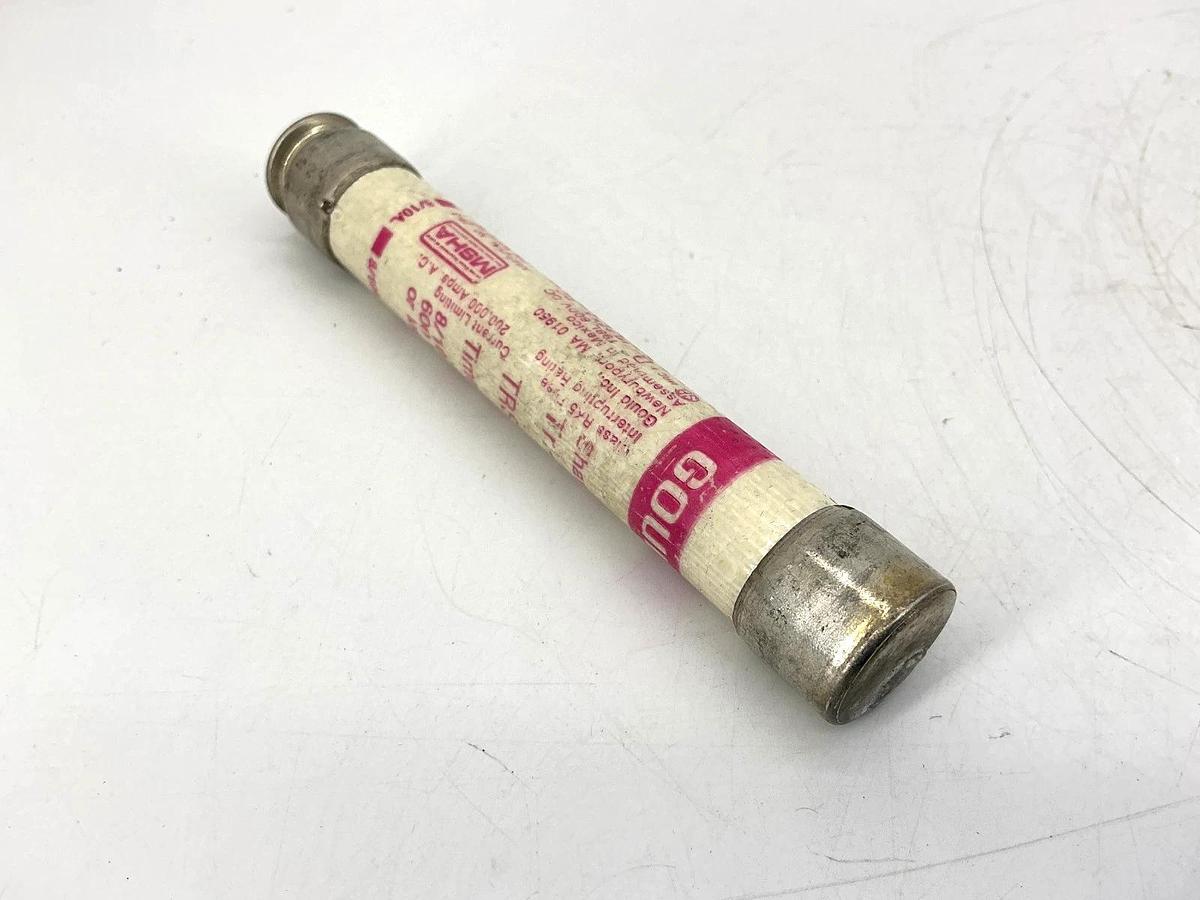 Used Lot of 2 Gould Shawmut TRS8/10R Tri-Onic Time-Delay Class RK5 Fuse 8/10A 600VAC