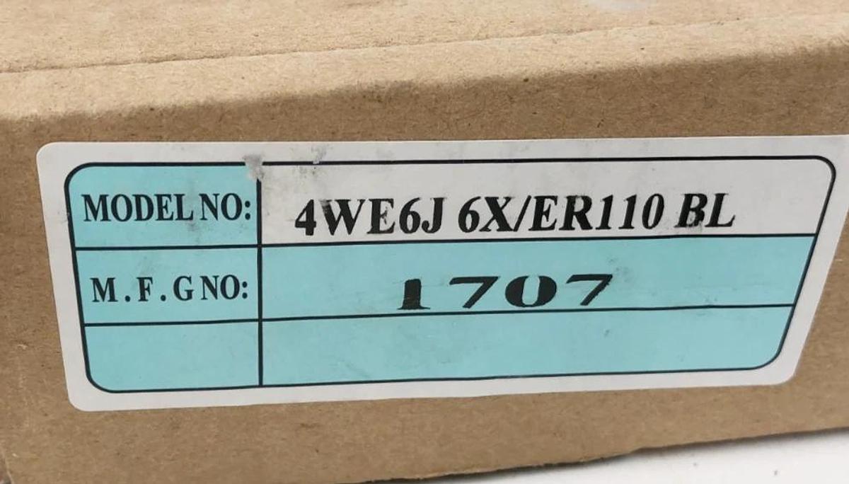 New Hydro Custom 4WE6J-6X/ER110BL Directional Valve 110V 1707