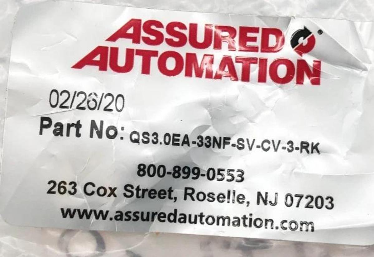 New Assured Automation QS3.0EA-33NF-SV-CV-3-RK Repair Kit