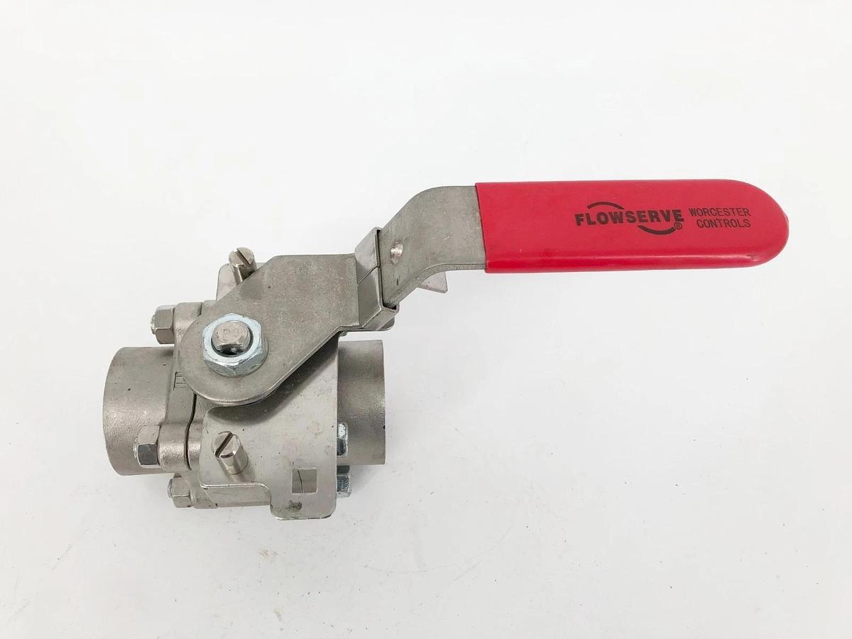 New Flowserve 3/4-596666TTSW-V77-R21 Stainless Steel Ball Valve 1000psi - No Box