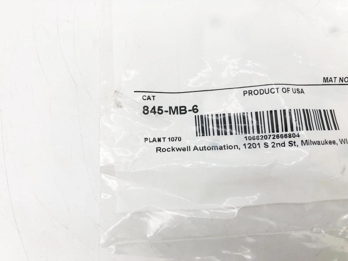 New Allen-Bradley 845-MB-6 Ser. A Mounting Plate