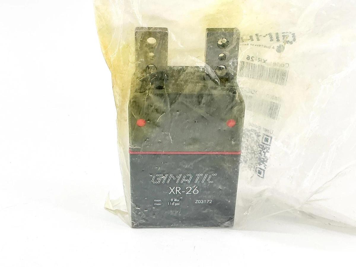 New Gimatic XR-26 Radial Self-Centering Pneumatic Gripper 2 Jaw 116PSI 8 Bar