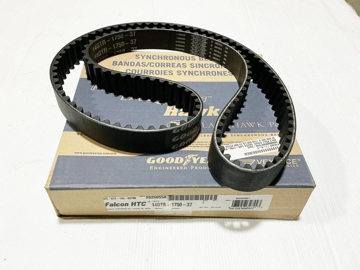 New Goodyear 14GTR-1750-37 Synchronous Belt 14MM Pitch 125T 1750MM 37MM Width