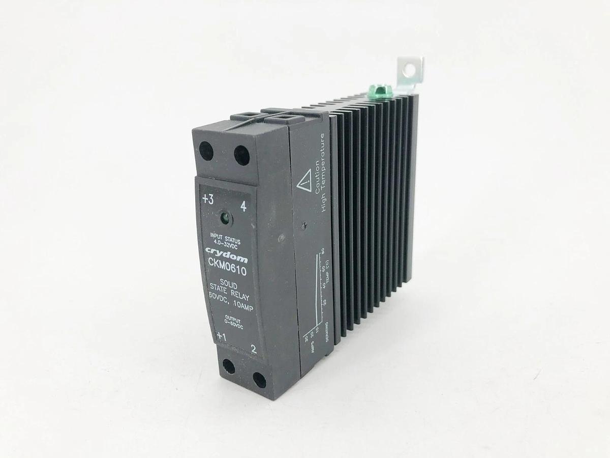 New Crydom CKM0610 Solid State Relay 10A 4.0-32VDC Input 0-60VDC Out
