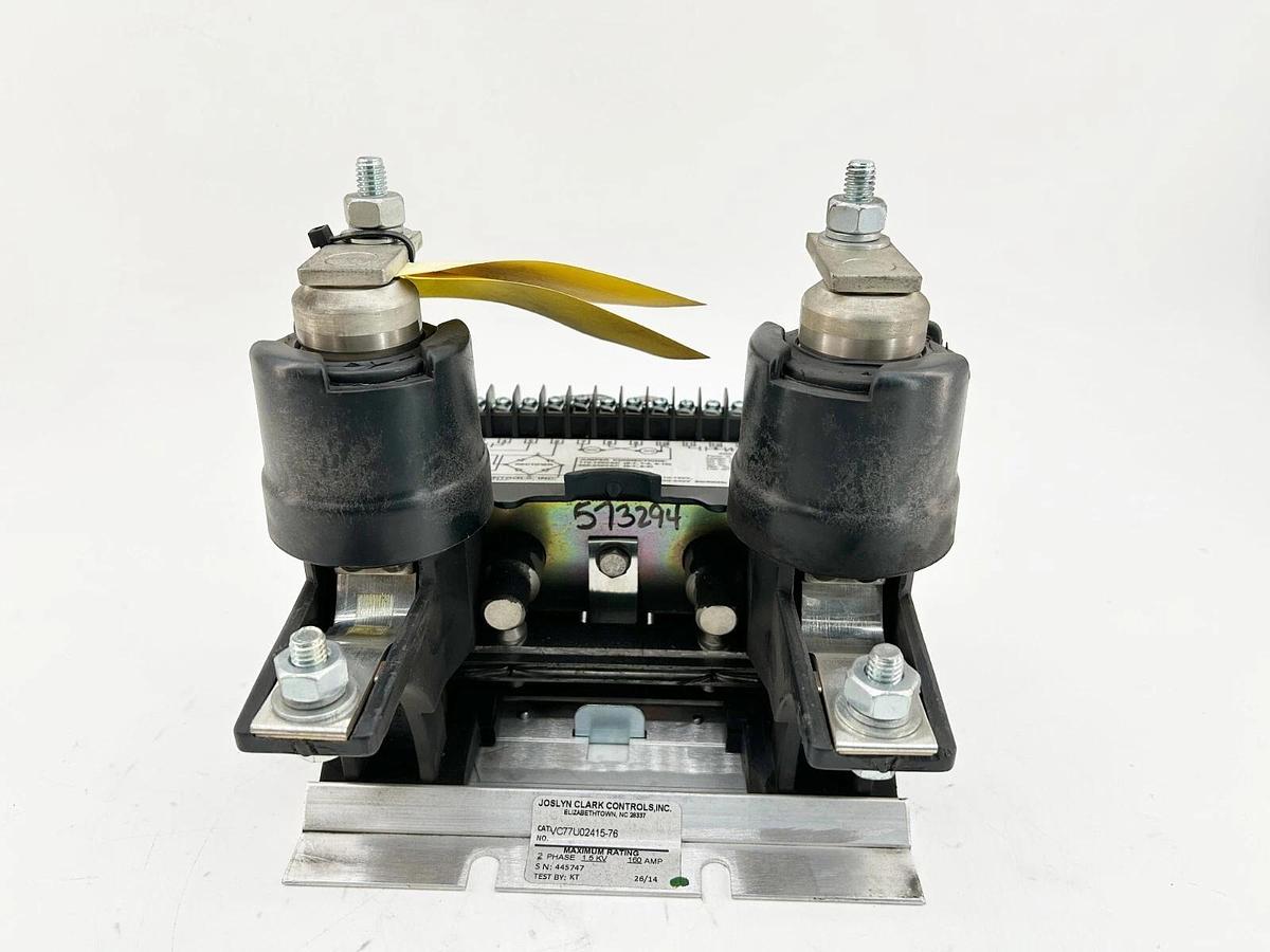 New Joslyn Clark VC77U02415-76 Contactor VC Series 2P 110/120V 160A 50/60Hz