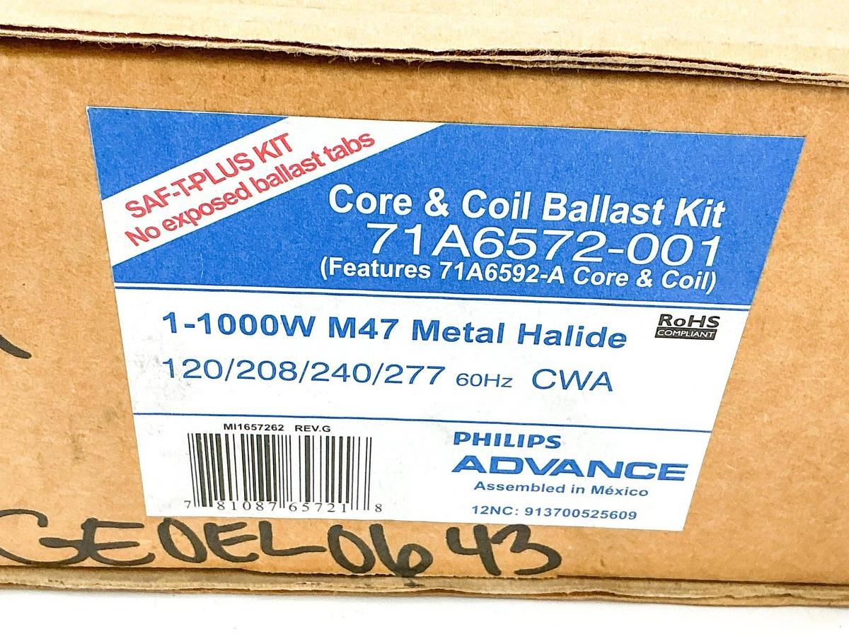 New Philips Advance 71A6572-001 Core & Ballast Kit 120/277V 60Hz