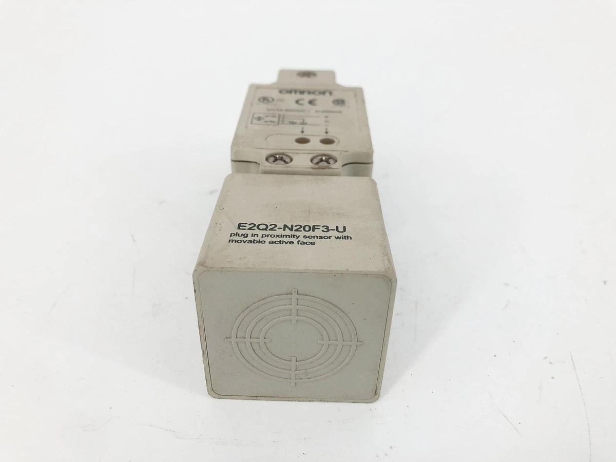 New Omron E2Q2-N20F3-U Proximity Sensor 10-60VDC - No Box