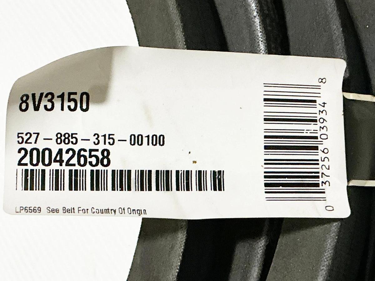 New Continental 8V3150 HY-T Wedge Belt 315" Length 1" Cross Section Width