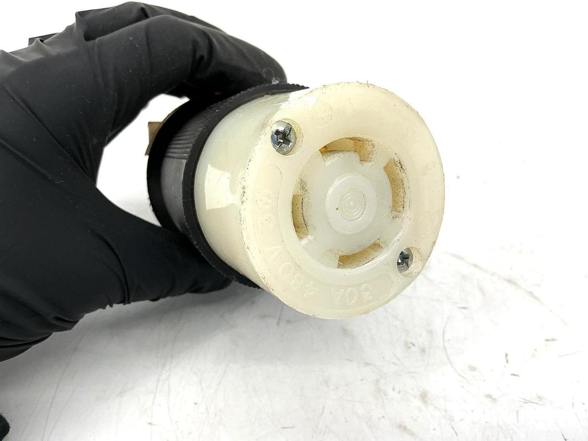 Used Hubbell HBL2733 Twist Lock Connector 30A 3PH 480V
