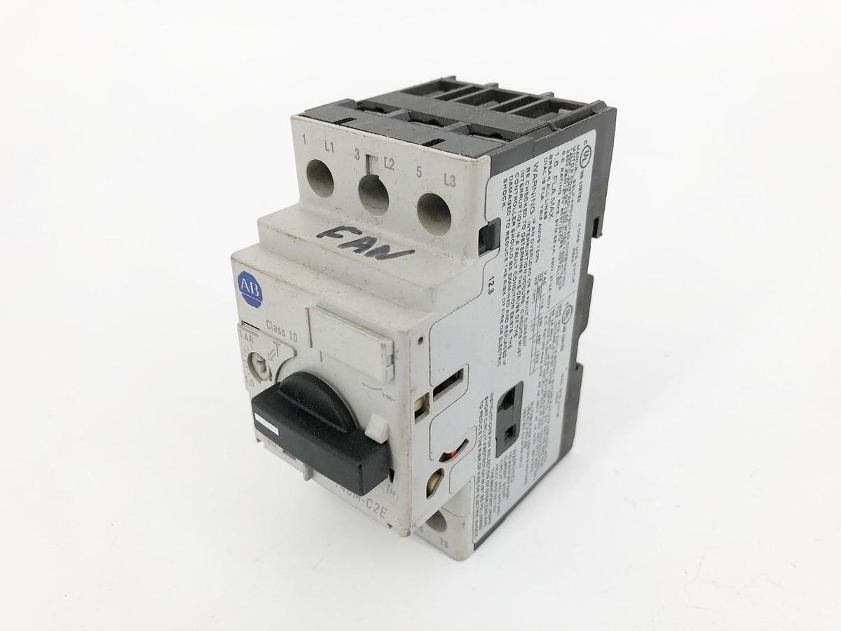 Used Allen Bradley 140M-C2E-B16 Ser. C Motor Circuit Breaker 1-1.6A