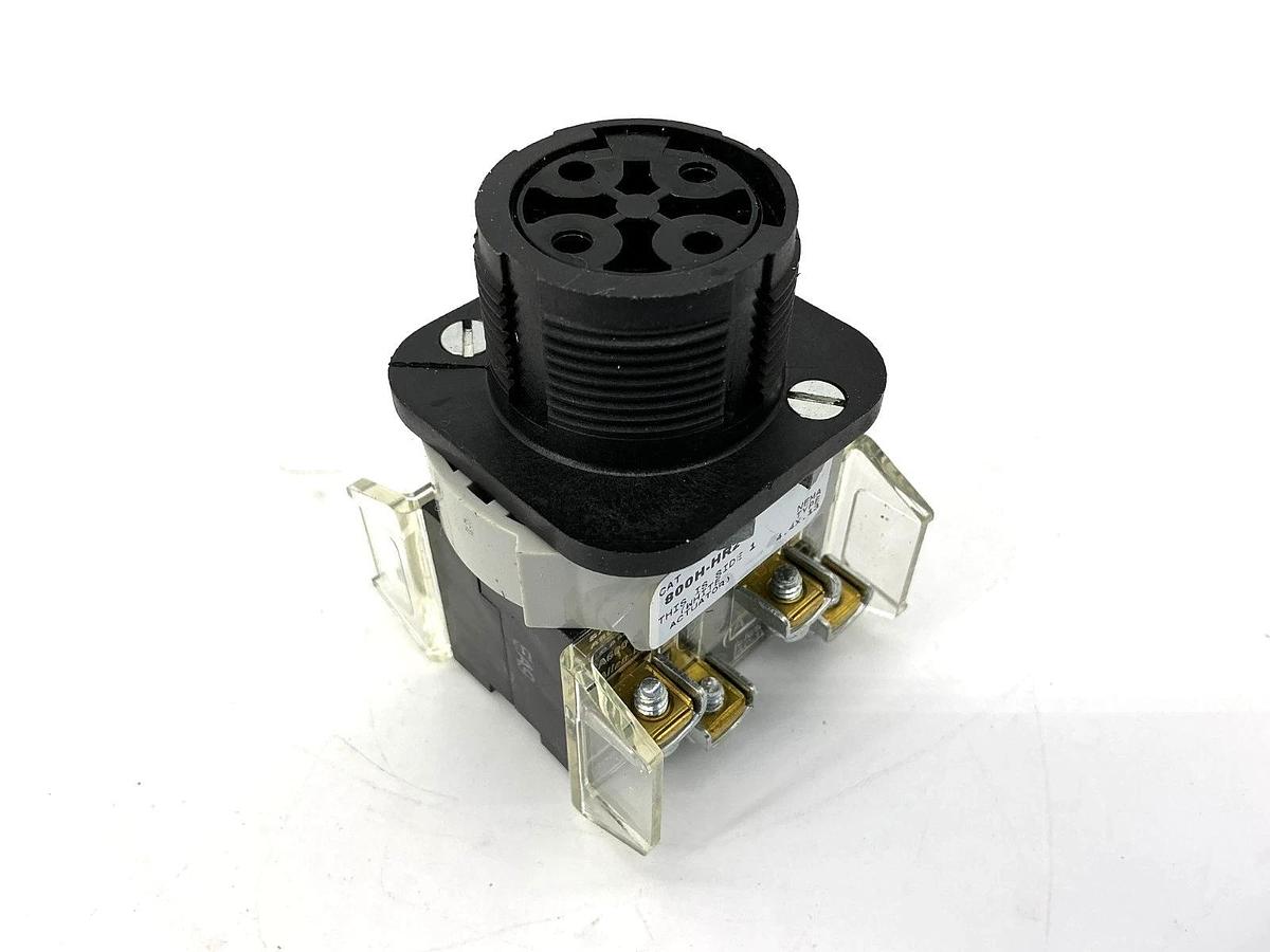 New Allen Bradley 800H-HR2B Ser F Selector Switch 2Pos Maintained MISSING KNOB