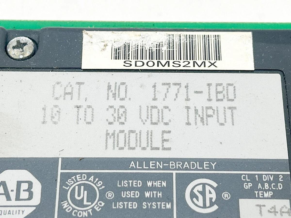 Used Lot of 2 1771-IBD 10-30VDC Input Module