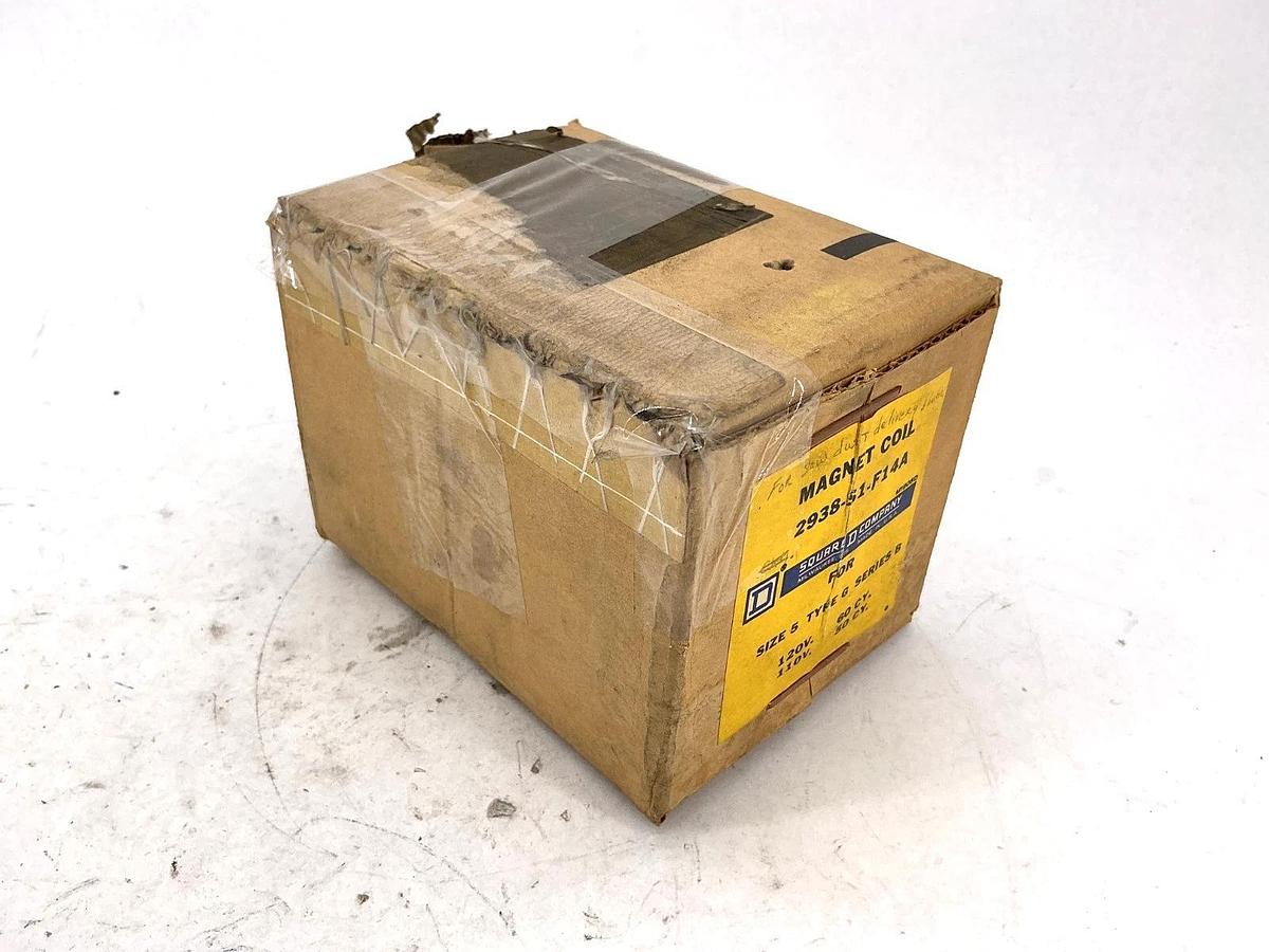 New Square D 2938-S1-F14A Ser B Magnet Coil Size 5 Type G 110/120V 50/60CY