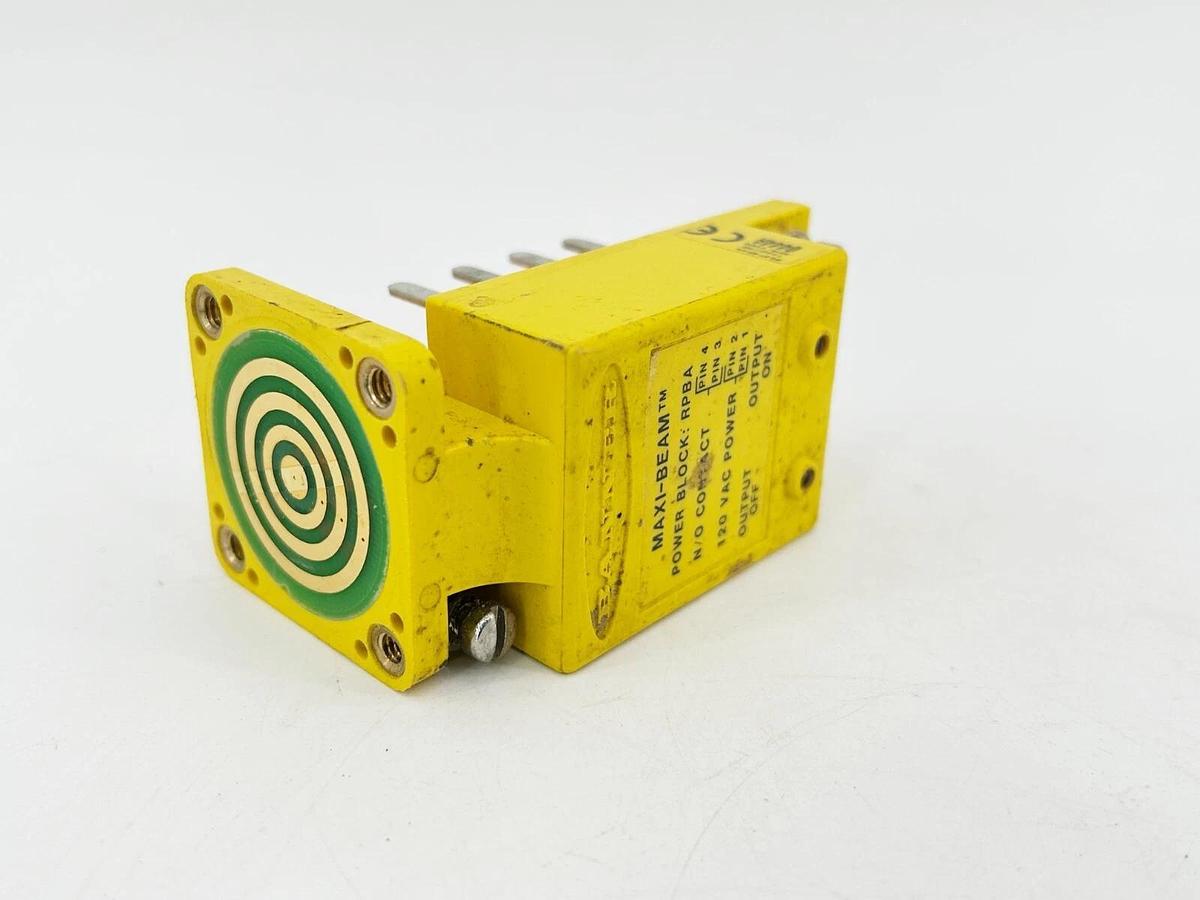 Used Banner Engineering RPBA Maxi-Beam Power Block 105-130VAC Solid State 25545