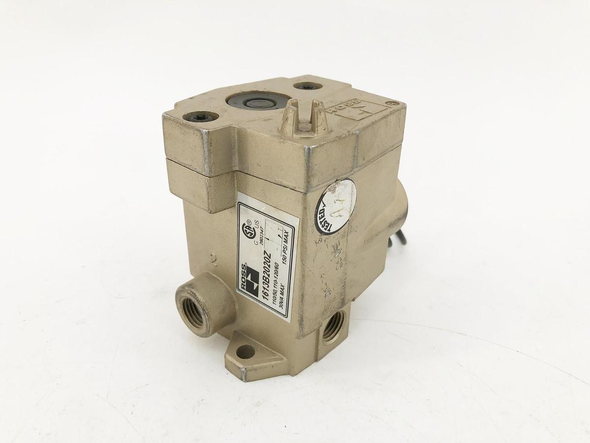 Used Ross Controls 1613B2020Z Inline Solenoid Poppet Valve