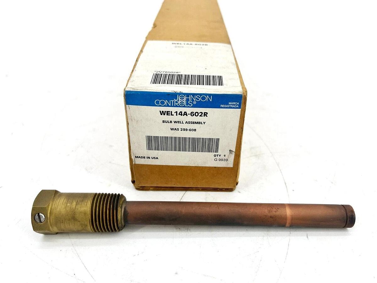 New Johnson Controls WEL14A-602R Bulb Well Assembly 239-608