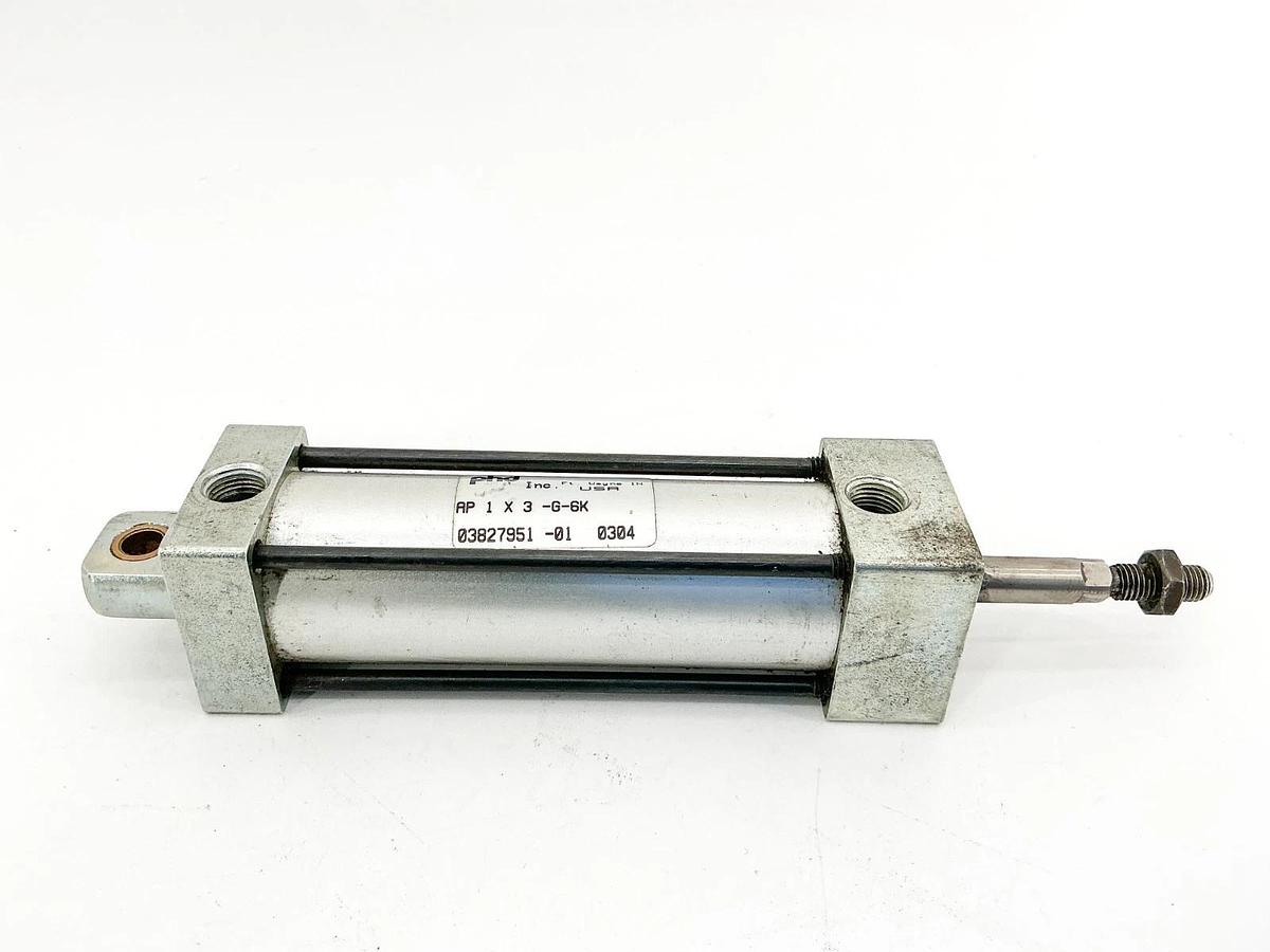 Used PHD Inc AP1X3-G-6K Pneumatic Cylinder AP1X3-G6K
