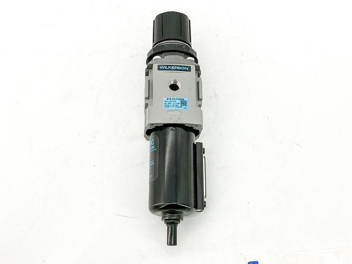 New Wilkerson B18-03-FHG0B Regulator Filter 0-125PSIG 3/8" NPT