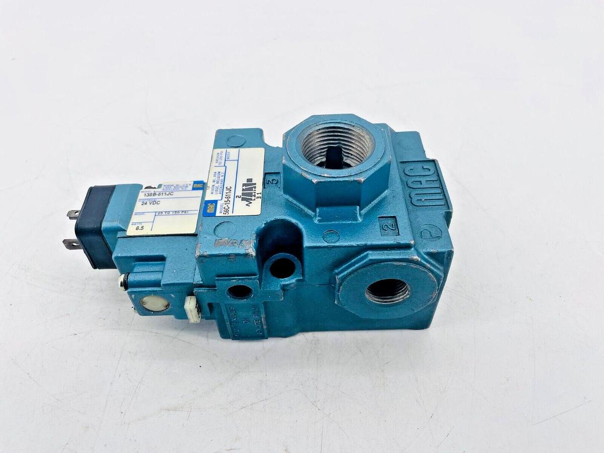 New Mac Valves 56C-15-611JC Solenoid Valve 24VDC 8.5W
