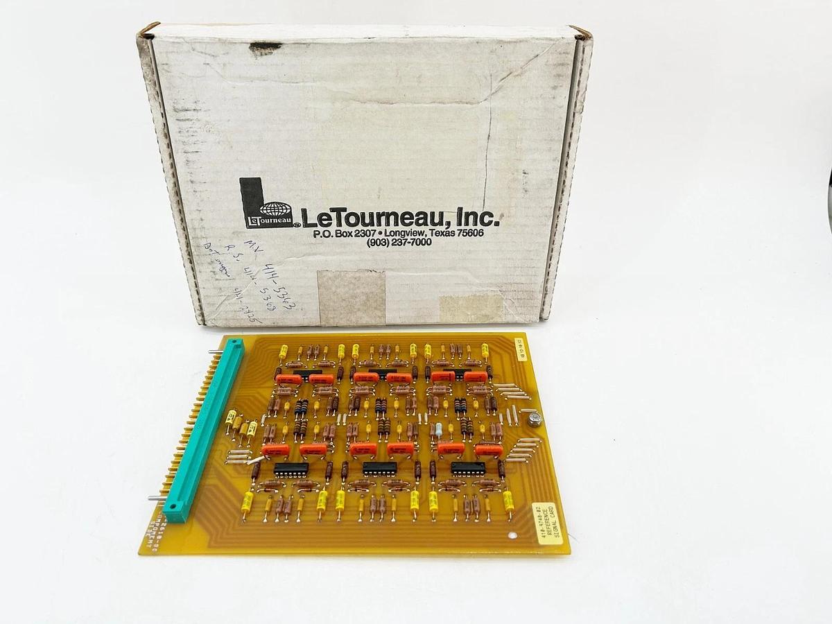 New LeTourneau 410-9748-02 Reference Signal Card 410-2618-00